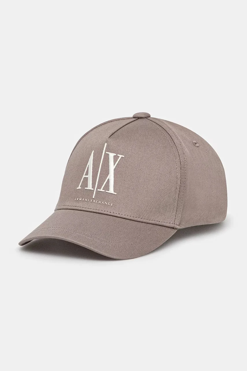 ARMANI EXCHANGE Памучна шапка с козирка