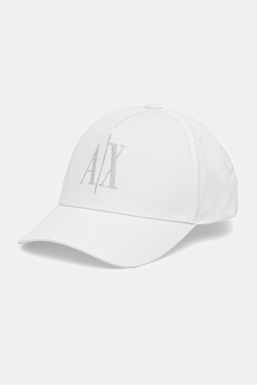 ARMANI EXCHANGE Памучна шапка с козирка