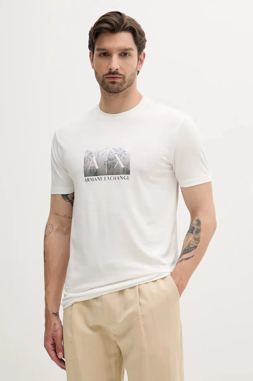 ARMANI EXCHANGE Памучна тениска