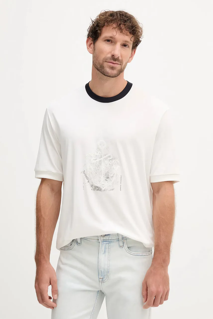 ARMANI EXCHANGE Памучна тениска