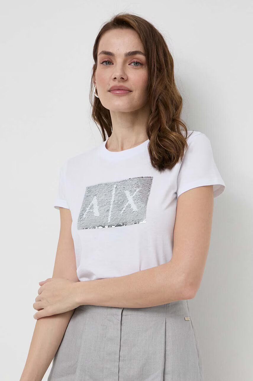 ARMANI EXCHANGE Памучна тениска