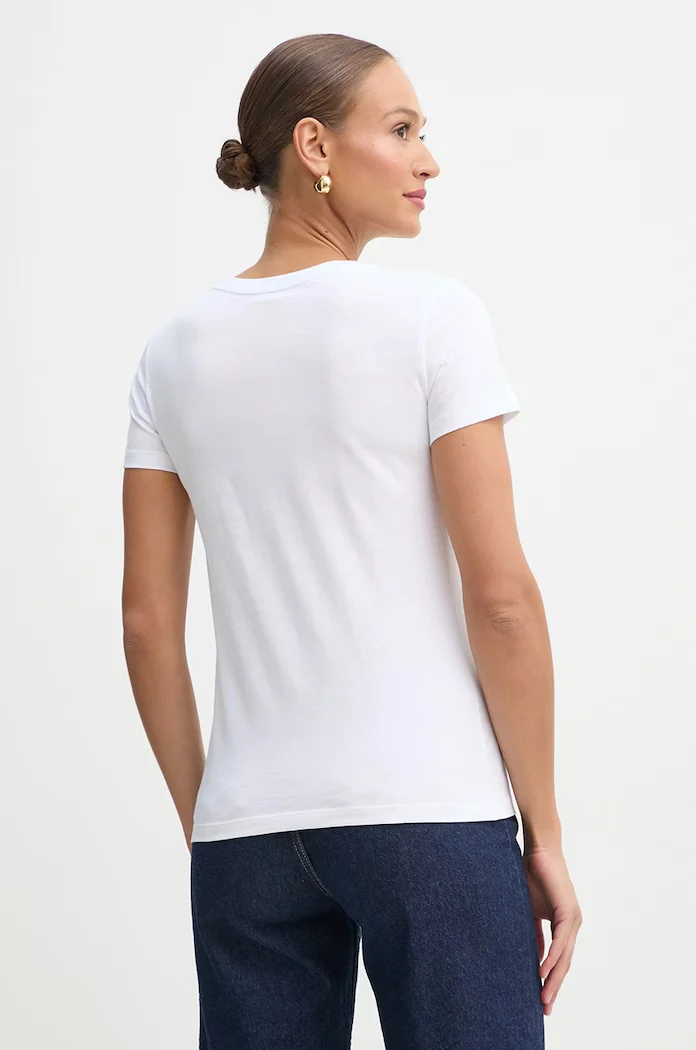 ARMANI EXCHANGE Памучна тениска в бяло XW000839 AF10356