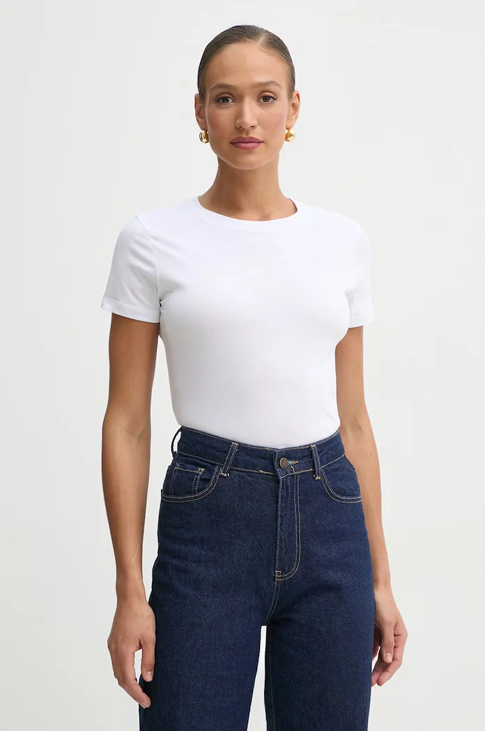 ARMANI EXCHANGE Памучна тениска в бяло XW000839 AF10356