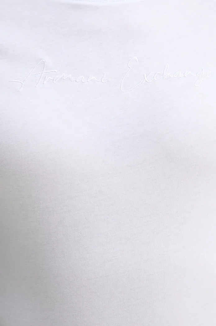 ARMANI EXCHANGE Памучна тениска в бяло XW000839 AF10356