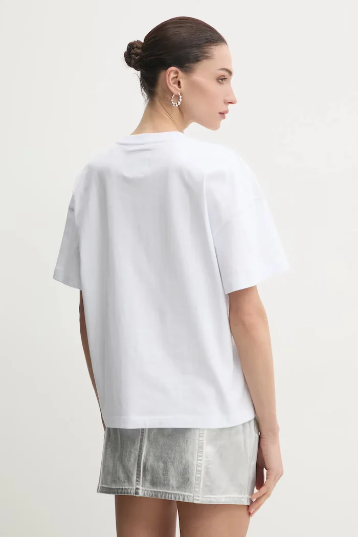 ARMANI EXCHANGE Памучна тениска в бяло XW001182 AF15085