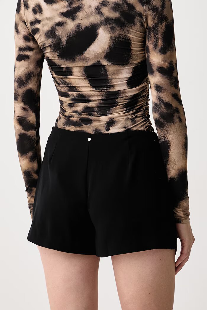 ARMANI EXCHANGE пола-панталон дамски черна с висока талия XW002869 AF16151
