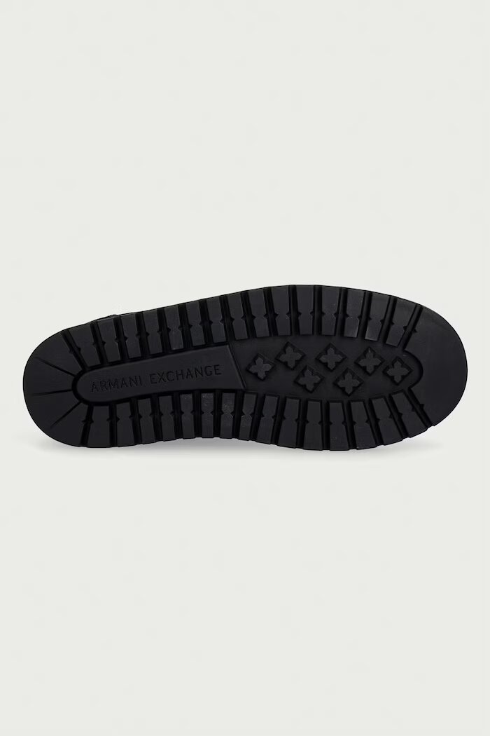 ARMANI EXCHANGE половинки обувки мъжки от велур тъмносини XM003604 AF19687 UB101