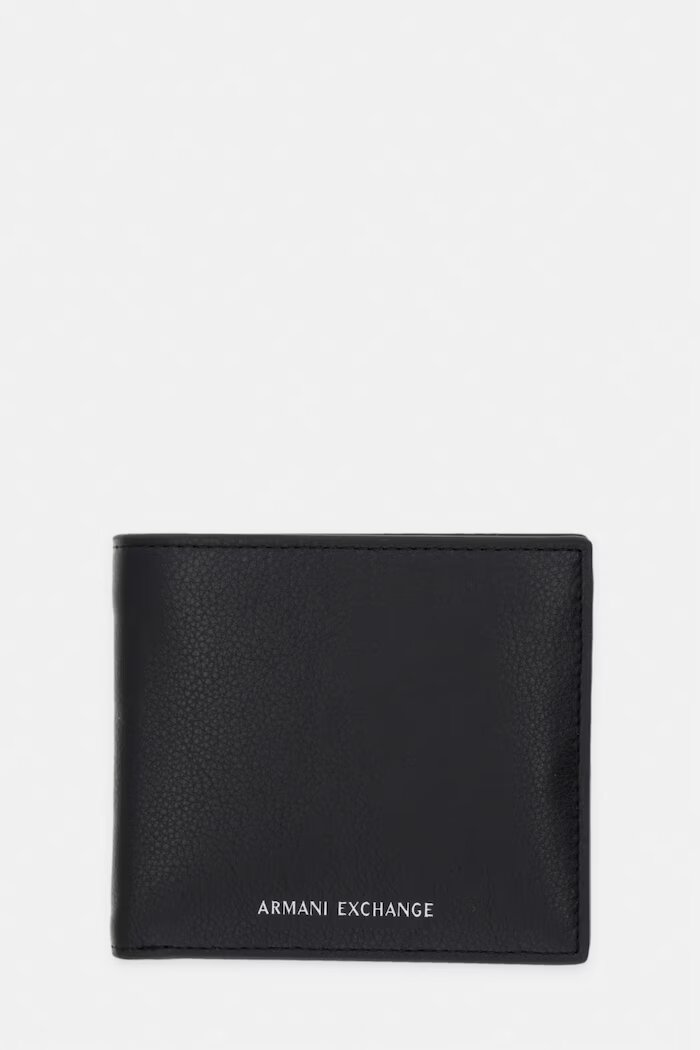 ARMANI EXCHANGE Портфейл мъжки от кожа черен XM000167 AF22541