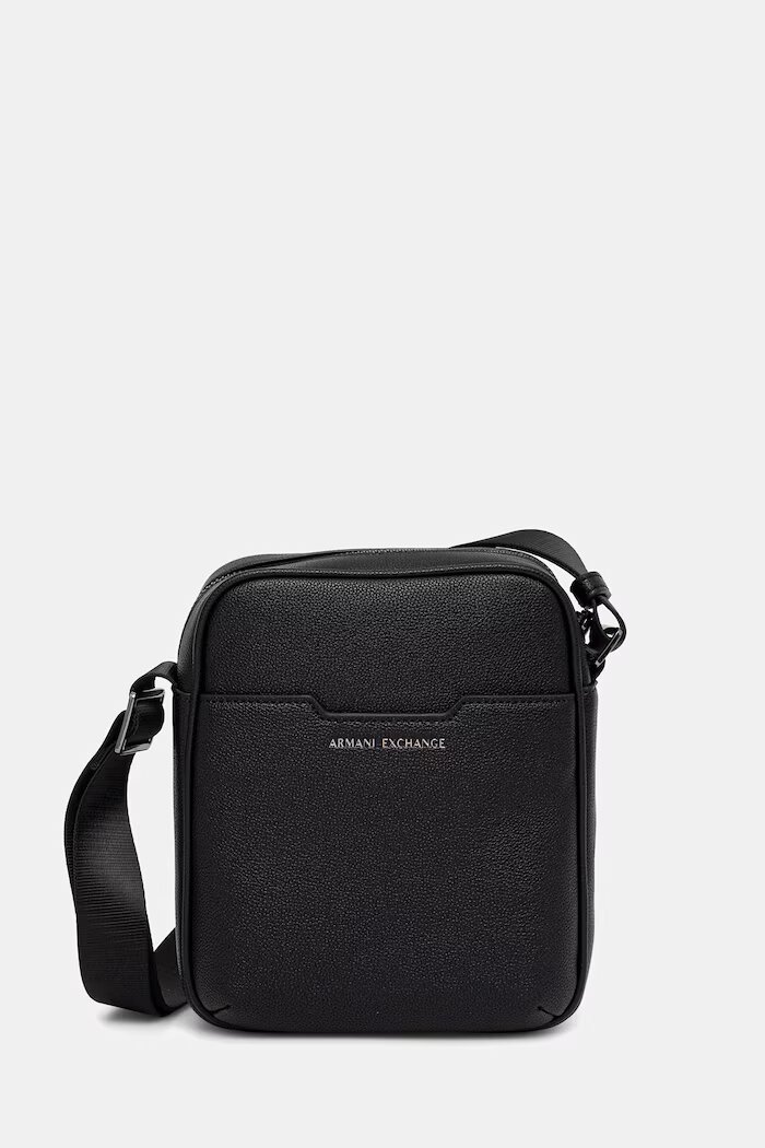 ARMANI EXCHANGE през рамо мъжка от имитация на кожа черна XM002584 AF22651