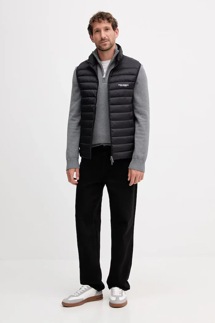 ARMANI EXCHANGE Пухен елек в черно зимен модел XM001576 AF16927
