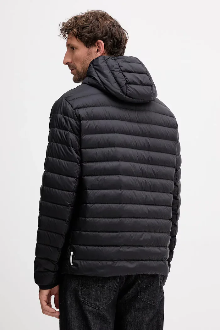 ARMANI EXCHANGE Пухено яке в черно преходен модел XM001577 AF16927