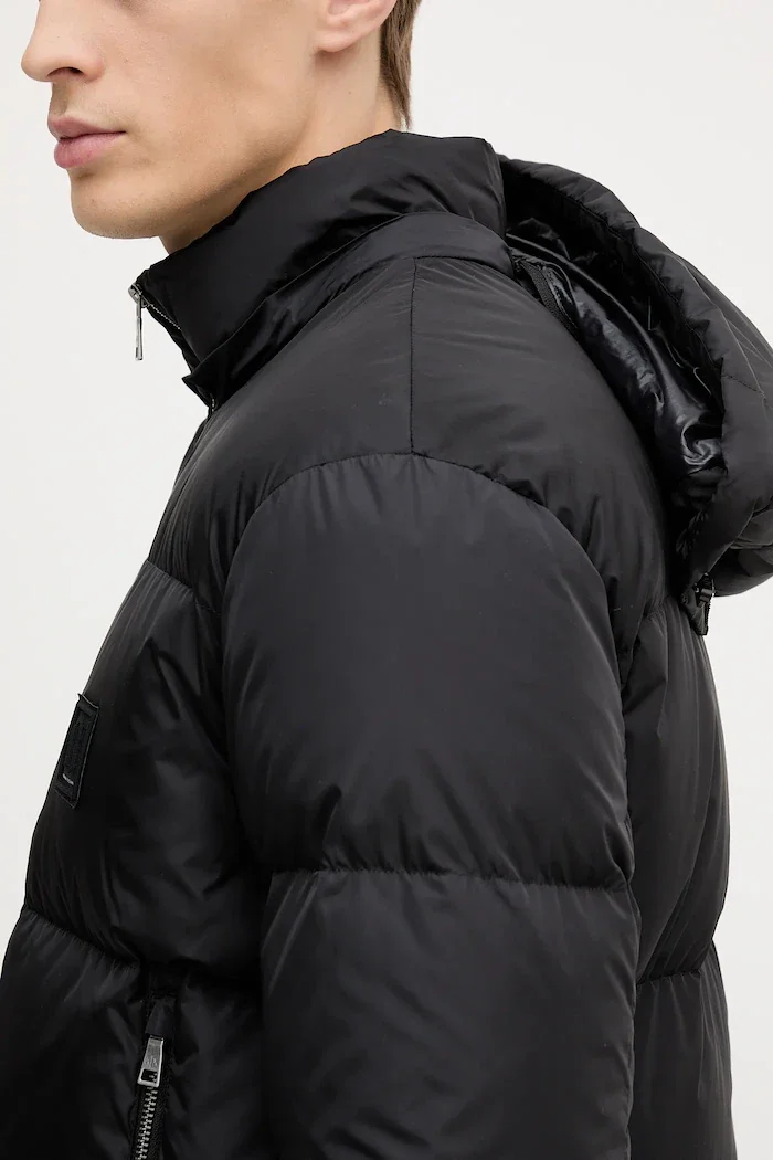 ARMANI EXCHANGE Пухено яке в черно зимен модел XM000348 AF12286