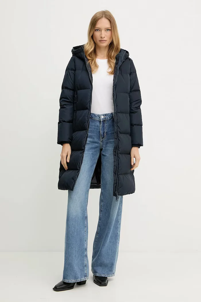 ARMANI EXCHANGE Пухено яке в тъмносиньо преходен модел XW000251 AF12286