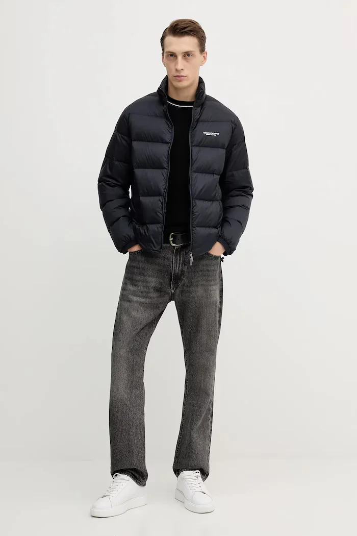 ARMANI EXCHANGE Пухено яке в тъмносиньо зимен модел XM001575 AF16927