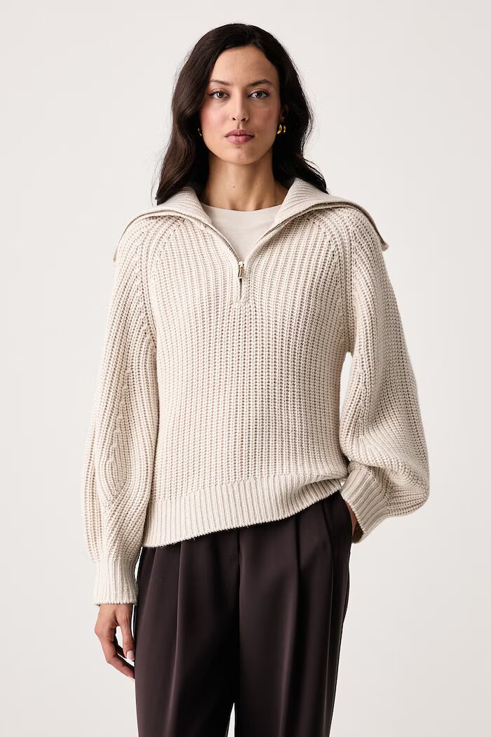 ARMANI EXCHANGE пуловер дамски с вълна бежов XW002889 AF16604