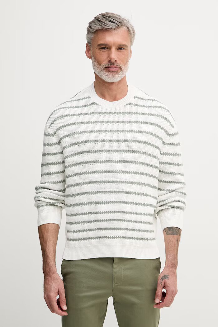 ARMANI EXCHANGE пуловер мъжки памучен бял XM002172 AF18754