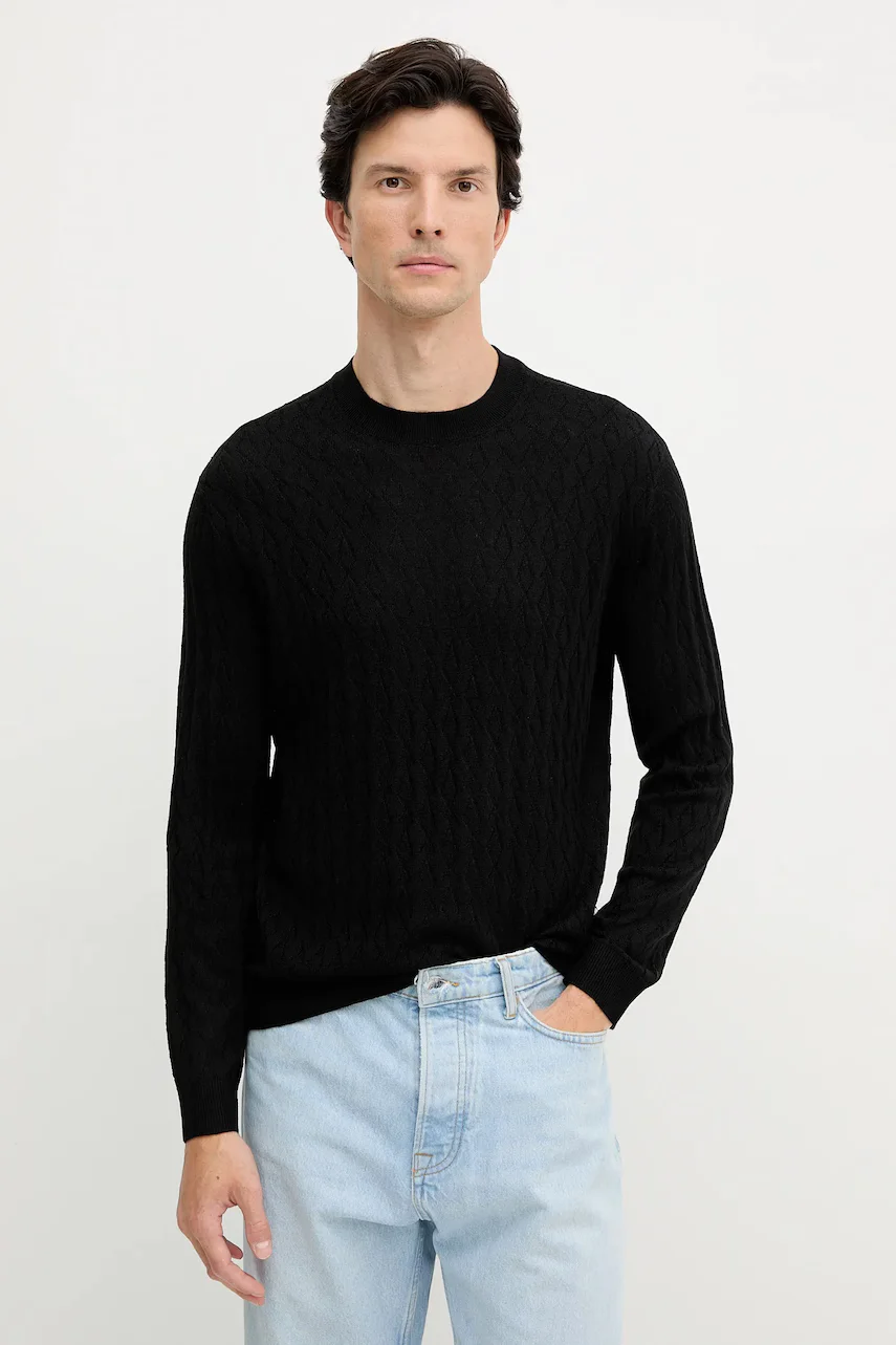 ARMANI EXCHANGE Пуловер с вълна