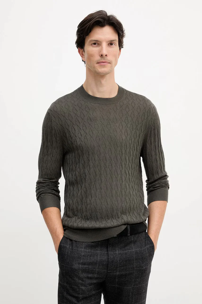 ARMANI EXCHANGE Пуловер с вълна