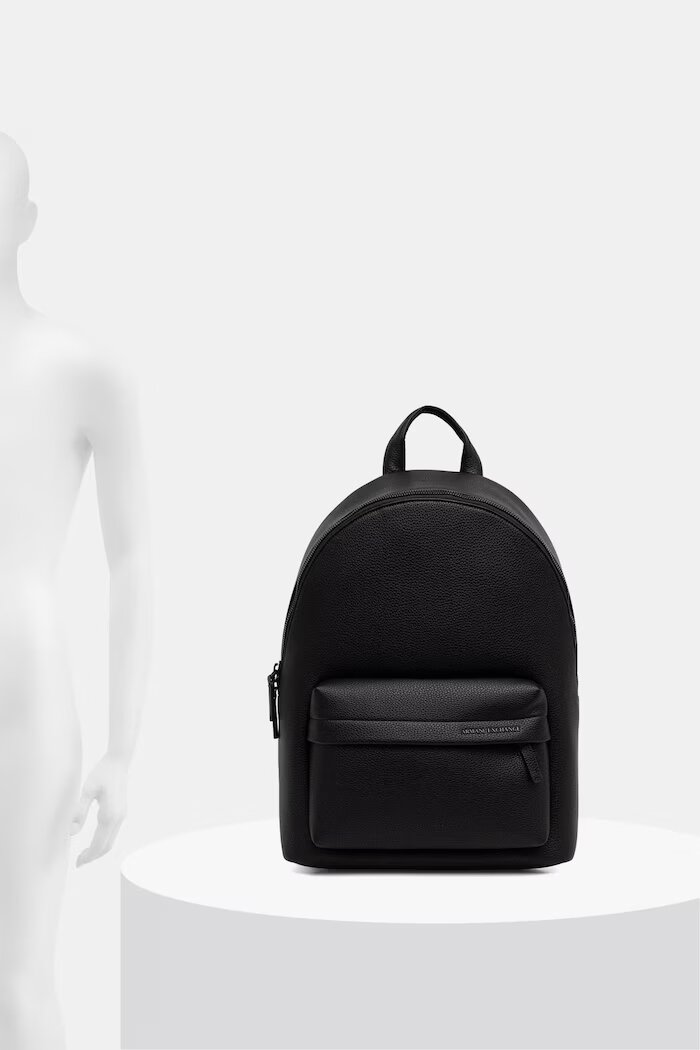 ARMANI EXCHANGE раница мъжка от имитация на кожа черна XM003142 AF26651