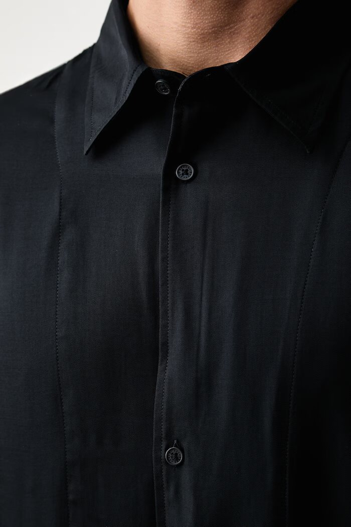 ARMANI EXCHANGE риза мъжка от вискоза тъмносиня XM003006 AF13235