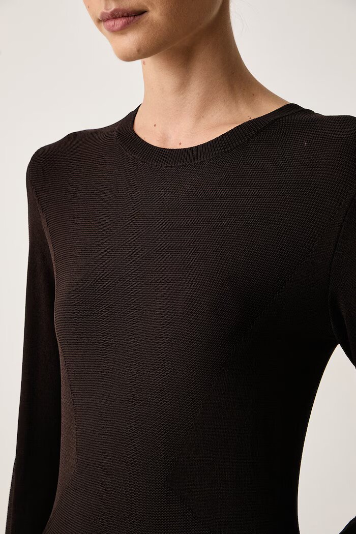 ARMANI EXCHANGE рокля с вискоза кафява XW003264 AF10352