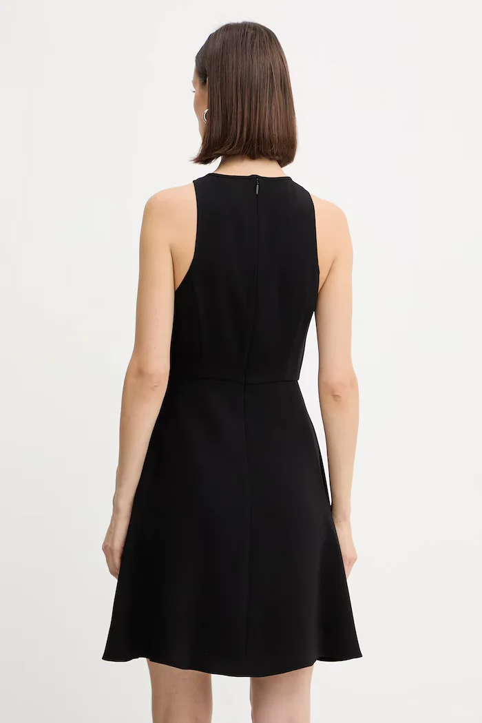 ARMANI EXCHANGE Рокля в черно къса разкроена XW001248 AF16151