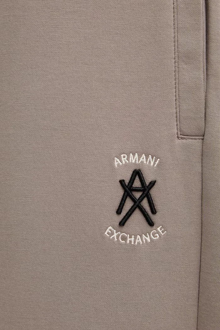 ARMANI EXCHANGE Спортен панталон мъжки в бежово с изчистен дизайн XM001778 AF10818