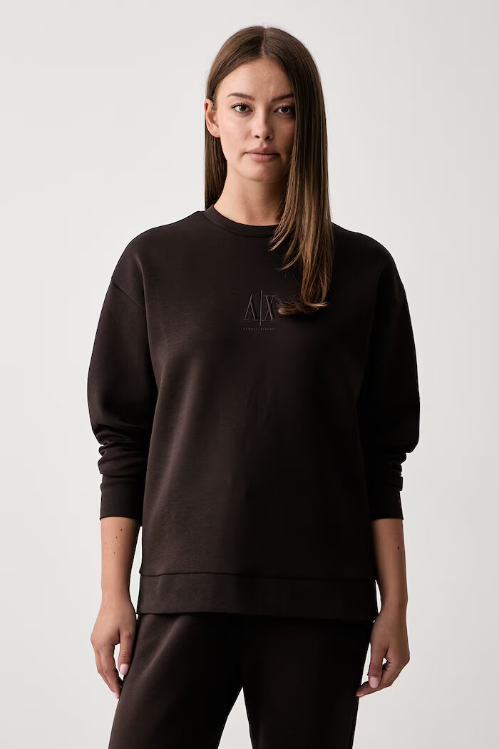 ARMANI EXCHANGE суичър дамски кафяв XW000821 AF10818