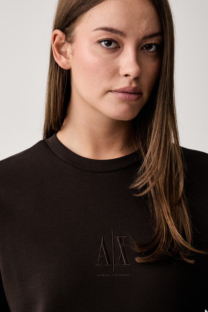 ARMANI EXCHANGE суичър дамски кафяв XW000821 AF10818