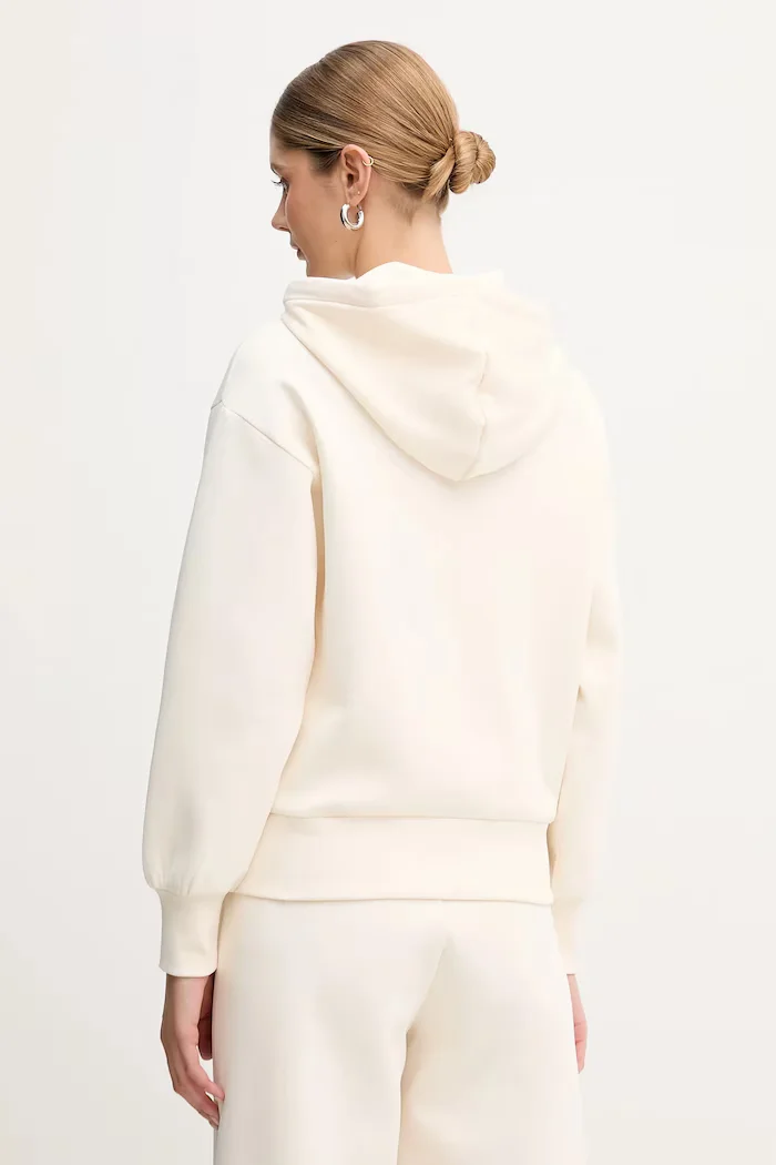 ARMANI EXCHANGE Суичър в бежово с качулка с изчистен дизайн XW001829 AF10818