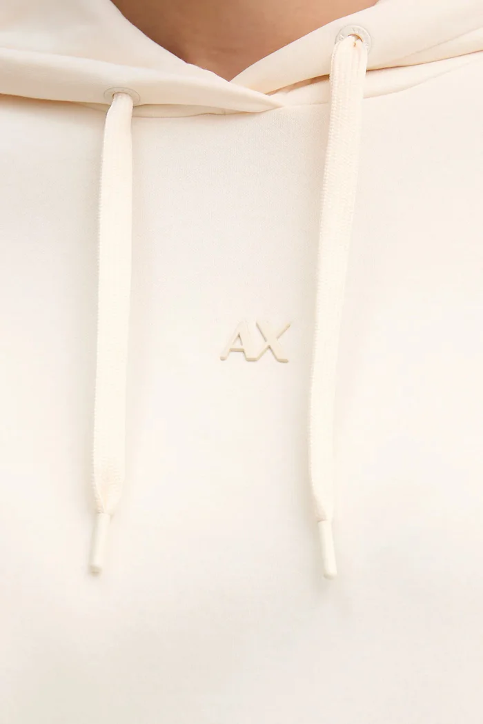 ARMANI EXCHANGE Суичър в бежово с качулка с изчистен дизайн XW001829 AF10818