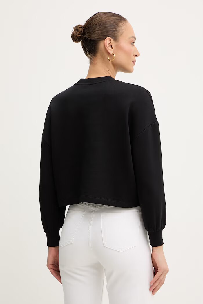 ARMANI EXCHANGE Суичър в черно с принт XW002049 AF21298