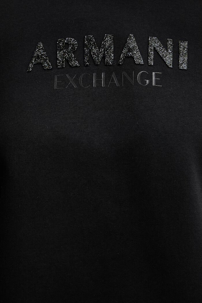 ARMANI EXCHANGE Суичър в черно с принт XW002049 AF21298