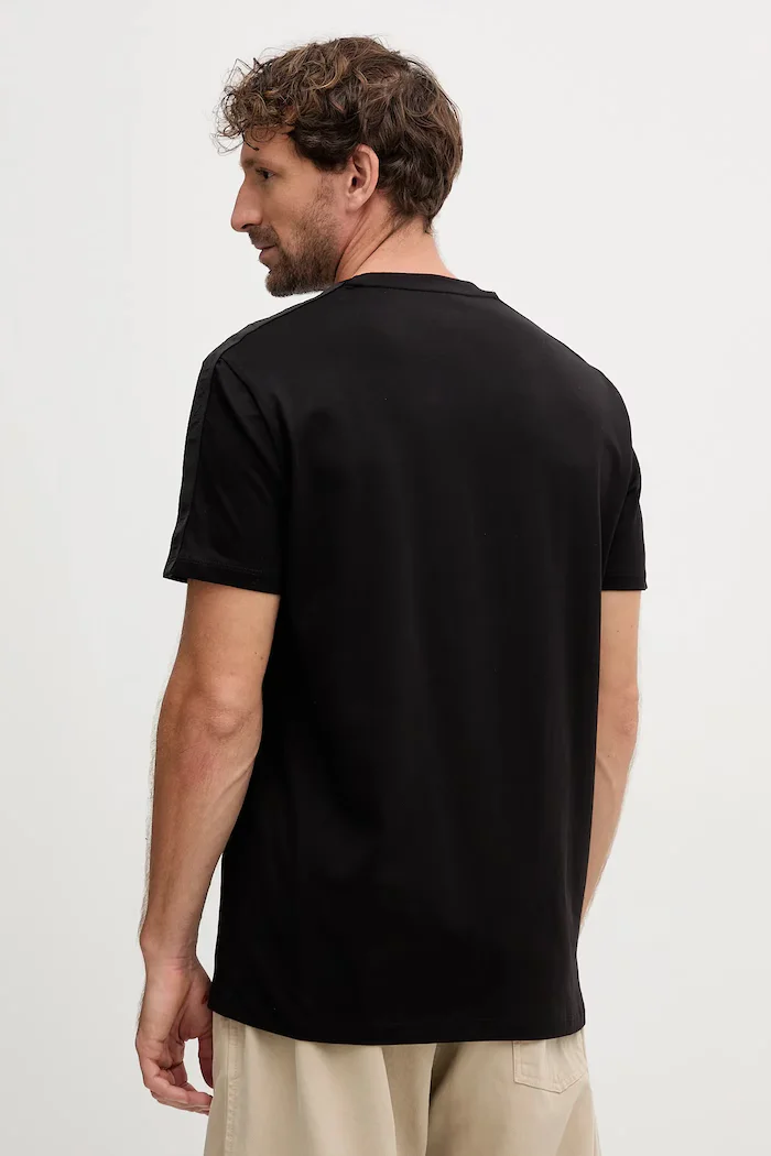 ARMANI EXCHANGE тениска basic мъжка от памук черна XM001283 AF10361