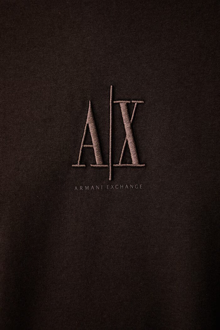ARMANI EXCHANGE тениска дамска от памук кафява XW001182 AF15085
