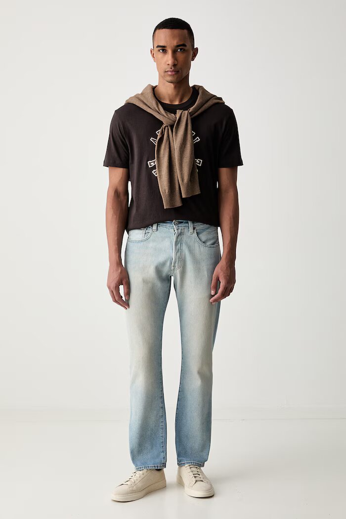 ARMANI EXCHANGE тениска мъжка от памук кафява XM003074 AF10362