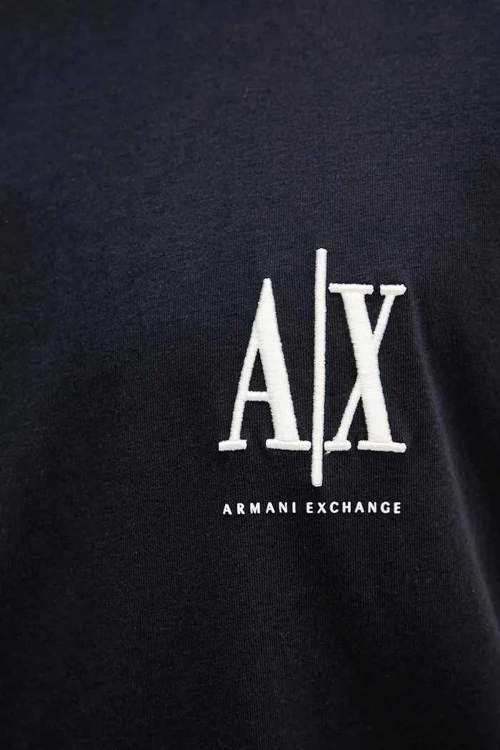 ARMANI EXCHANGE тениска мъжка от памук тъмносиня XM000365 AF12308