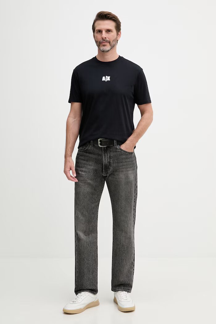 ARMANI EXCHANGE тениска мъжка памучна тъмносина XM002509 AF10358