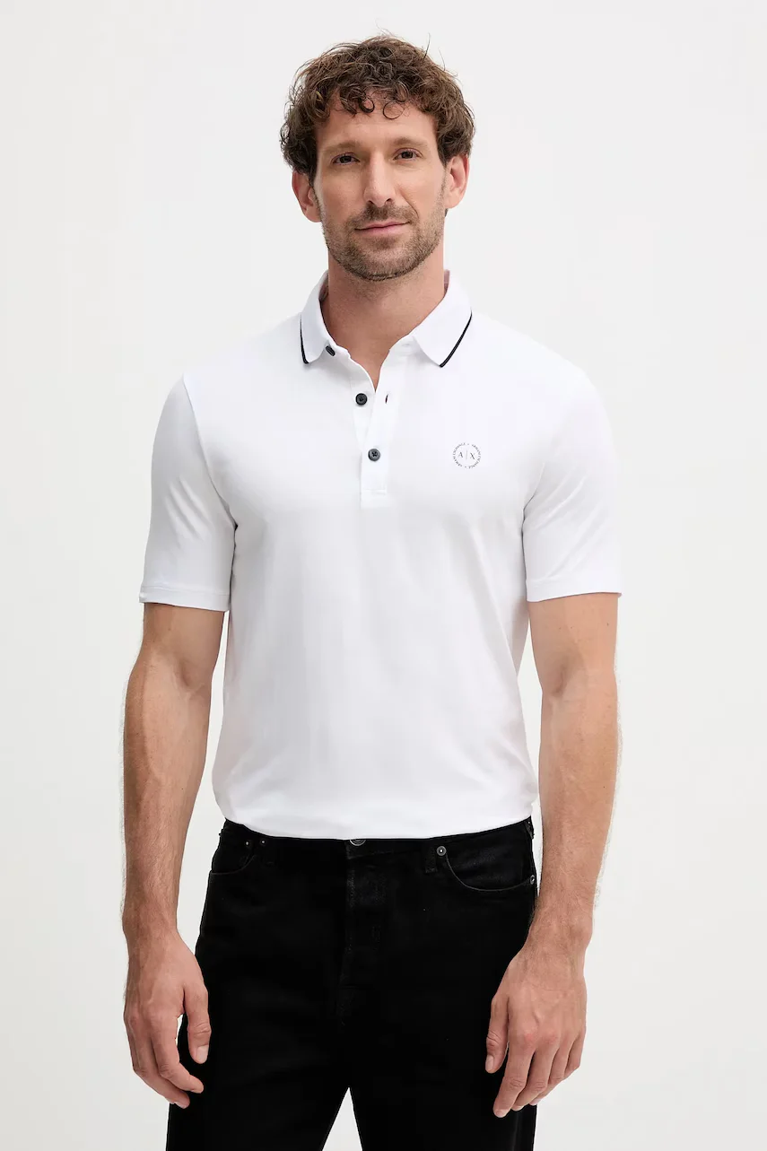 ARMANI EXCHANGE Тениска с яка