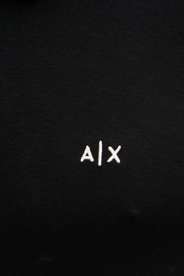 ARMANI EXCHANGE тениска с яка мъжка черна XM002372