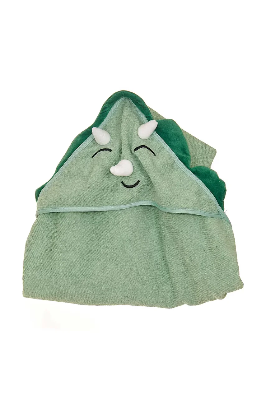 Aroma Home Детска хавлия с качулка Downtime Dino Hooded Towel