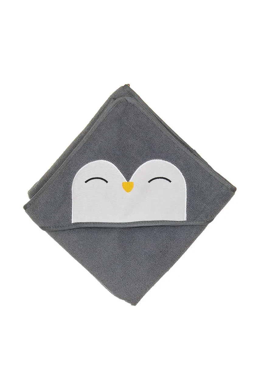 Aroma Home Детска хавлия с качулка Downtime Penguin Hooded Towel