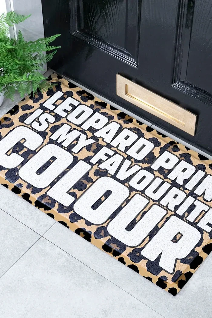 Artsy Doormats Изтривалка Brown Leopard 70x40 cm