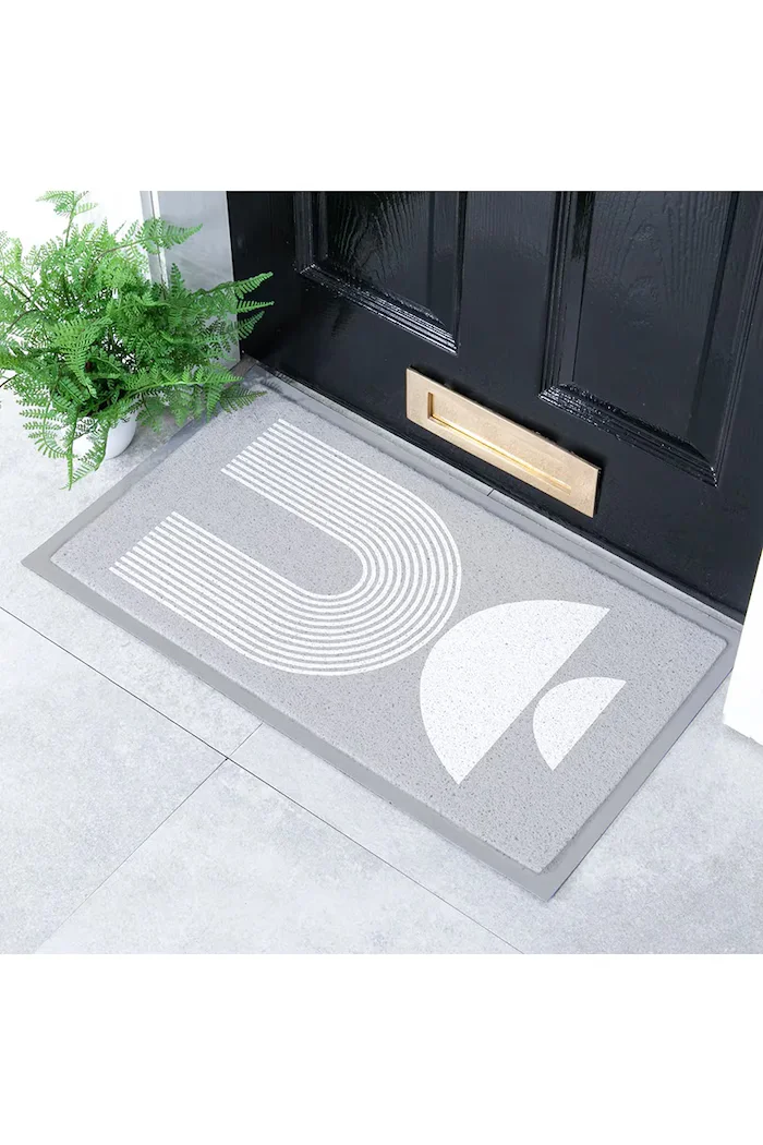 Artsy Doormats Изтривалка Grey Half Moon 70 x 40 cm DMW-GREYHALFMOON-7040
