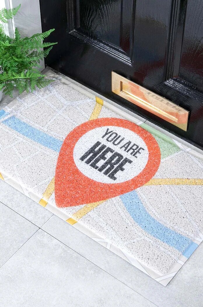Artsy Doormats Изтривалка You Are Here 70 x 40 cm