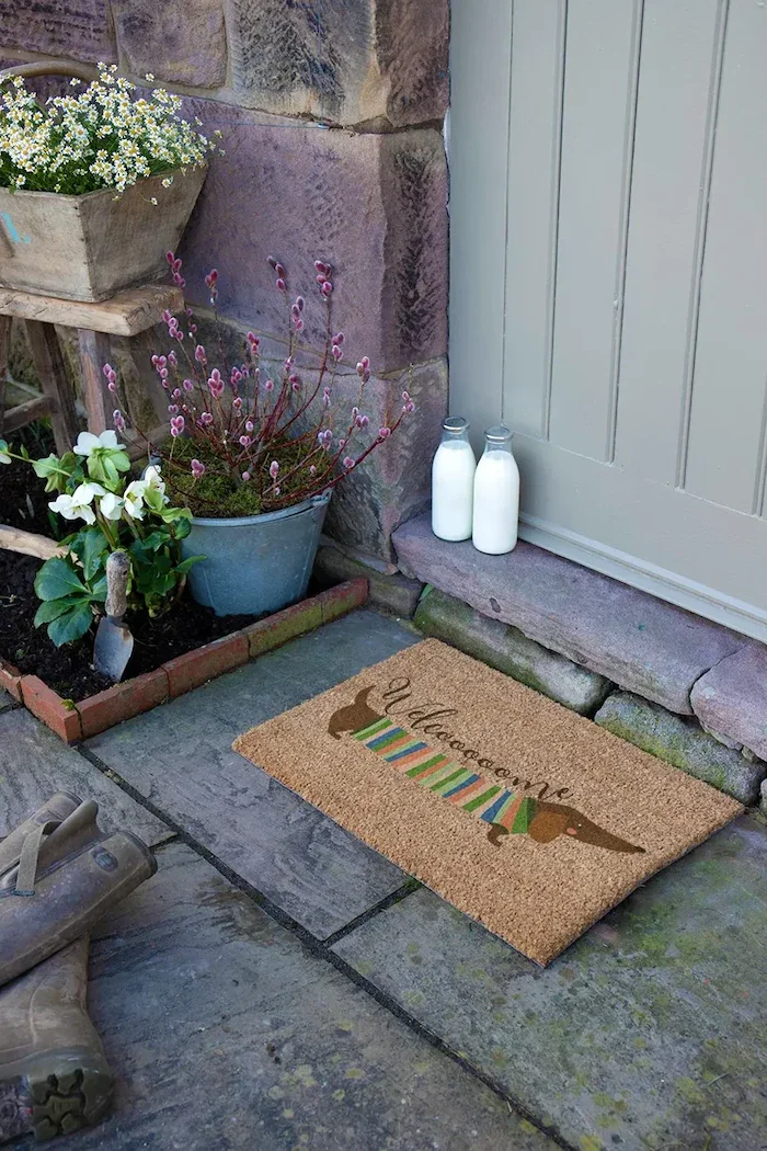 Artsy Doormats Изтривалка за обувки 60 x 40cm 6040W-WELCOMESAUSAGE