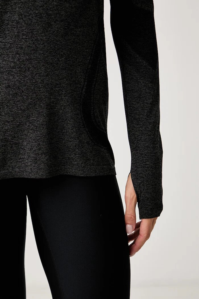 Asics блуза с дълги ръкави за трениране ROAD SEAMLESS LS TOP сива 2012D290.001