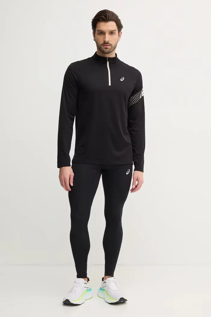 Asics Клин за бягане Core в черно с изчистен дизайн 2011D220