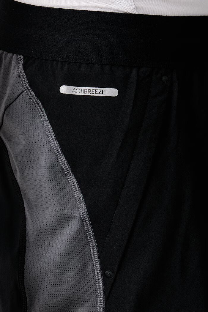 Asics спортен къс панталон мъжки ROAD 5IN SHORT черен със стандартна талия 2011D247.001