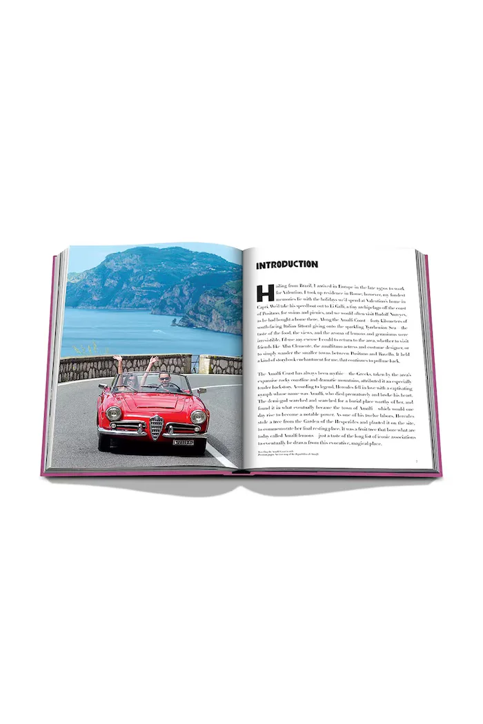 assouline Книга Amalfi Coast by Carlos Souza and Charlene Shorto English в лилаво